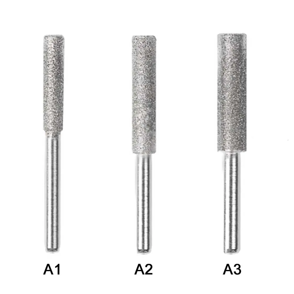 

Dropship 4/4.4/5MM Diamond Chainsaw Grinding Head Sharpener Polishing Burr Stone File Chain Saw