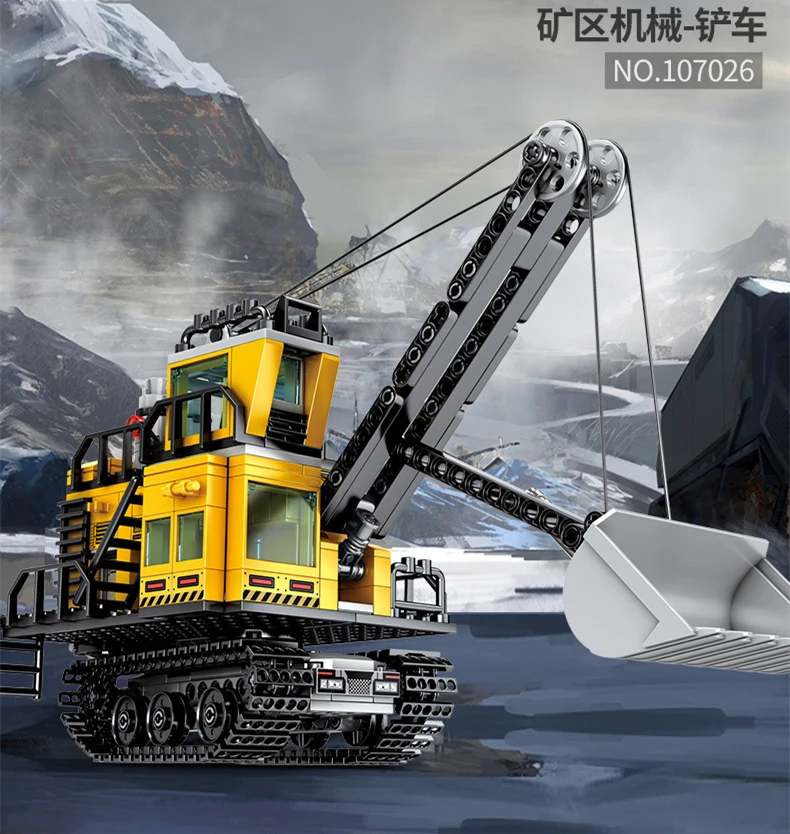 SEMBO Technic серия, передвигающийся земной двигатель, механический вилочный погрузчик, модель, набор кирпичей, строительные кубики, детские игрушки для мальчиков, совместимы