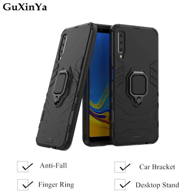 Чехлы Guxinya для телефонов Samsung Galaxy A7 2018 роскошные армированные чехлы с магнитным