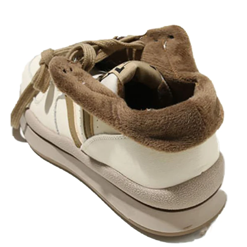 

High-Top Shoes Male 2021 Spring New Plus Velvet Casual Sports Shoes For men Koreean Version Of Wild Forrest Leather White