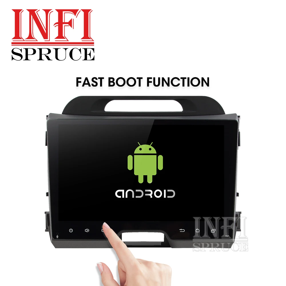 Автомобильный dvd плеер Android 9 0 для KIA sportage 2007 2010 2011 2012 2013 2014 2015 с автомагнитолой
