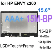 15 6inch for hp envy x360 15 bp 15m bp series 15m bp012dx bp111dx laptop lcd touch screen digitizer assemblyframe replacement