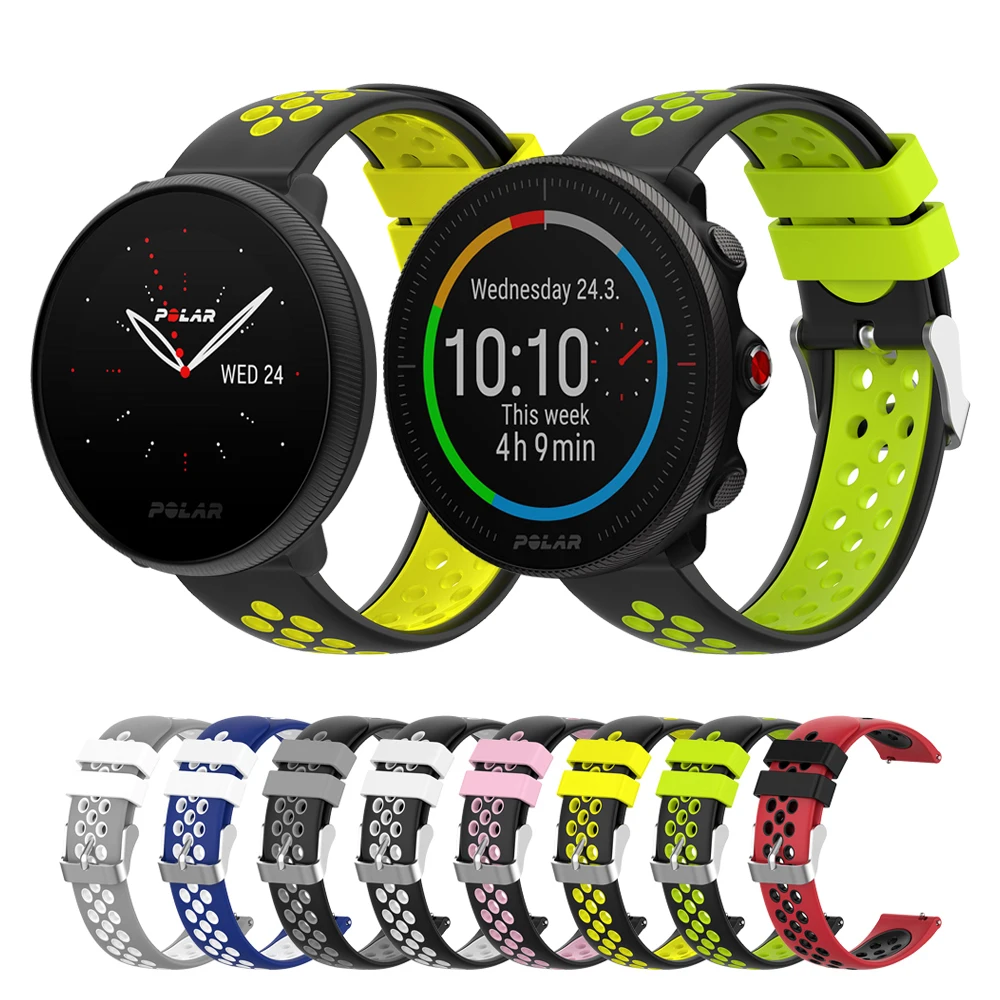 

Сменный силиконовый спортивный ремешок дышащая повязка для POLAR Vantage M2, ремешки для часов POLAR IGNITE 2/UNITE & Grix X