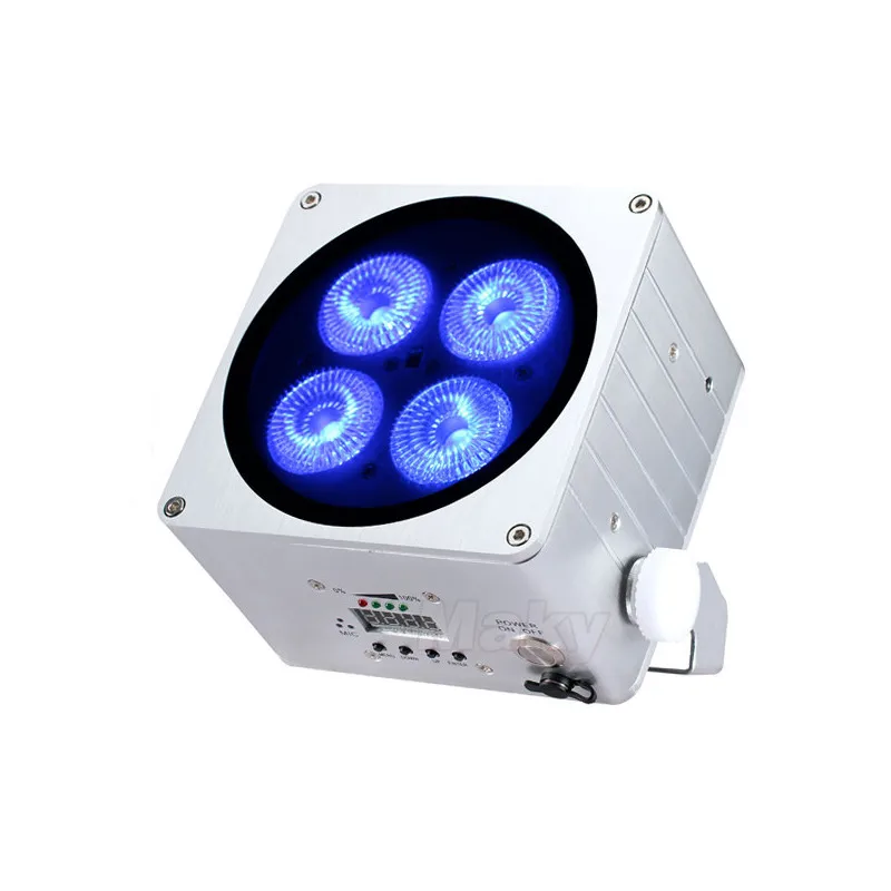 1 светильник + картонная светодиодная кубическая батарея par light RGBWA УФ с питанием
