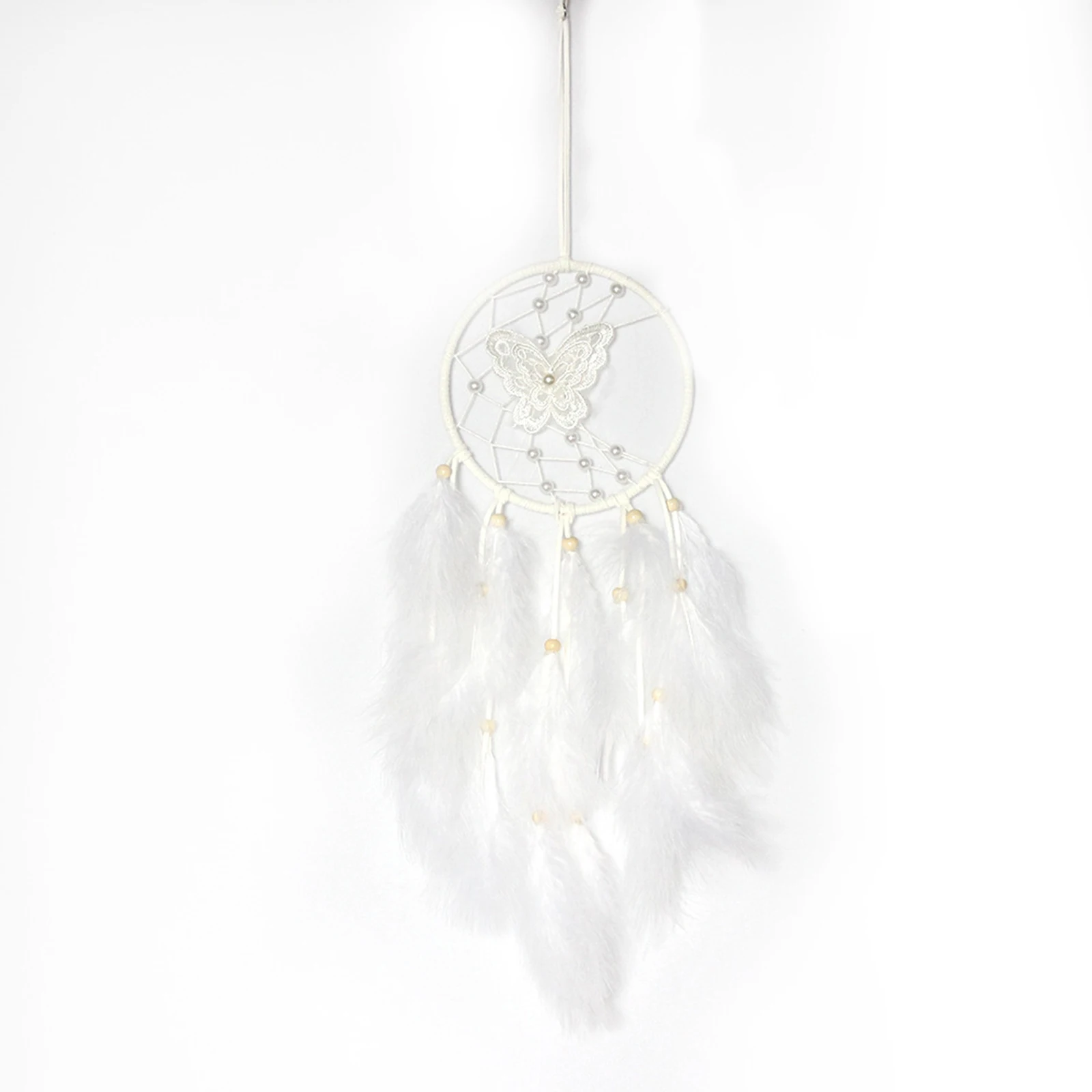 

Butterfly Dream Catcher Ornament Wall Hanging Handmade Home Bedroom Decoration Great Birthday Gifts for Friend REME889