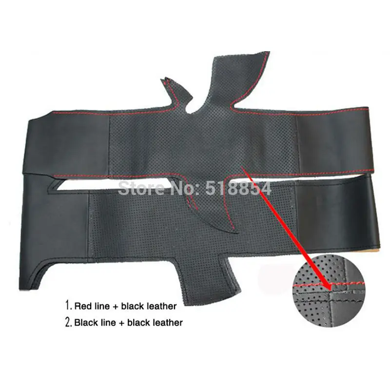 Черный кожаный чехол ручной работы для Kia Rio K2 Picanto 2017 Morning | Автомобили и мотоциклы