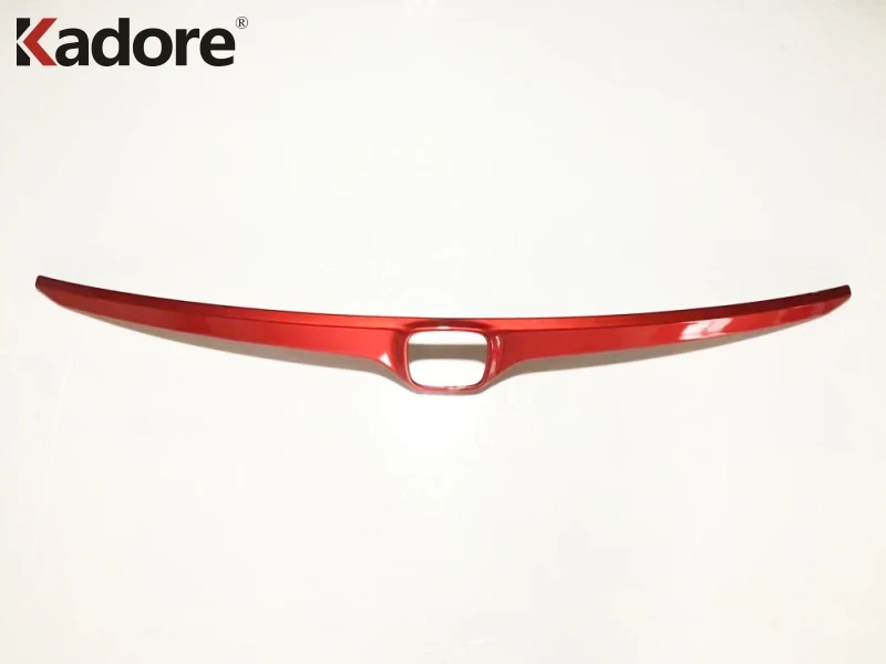 For CRV CR-V Carbon Fiber Trim Rear Trunk Lid Cover Tailgate Strip Back Door Boot Garnish Accessories