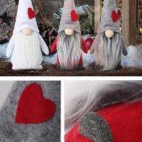 1 pcs cute handmade christmas faceless gnome santa decoration swedish figurine long hat elf window decoration