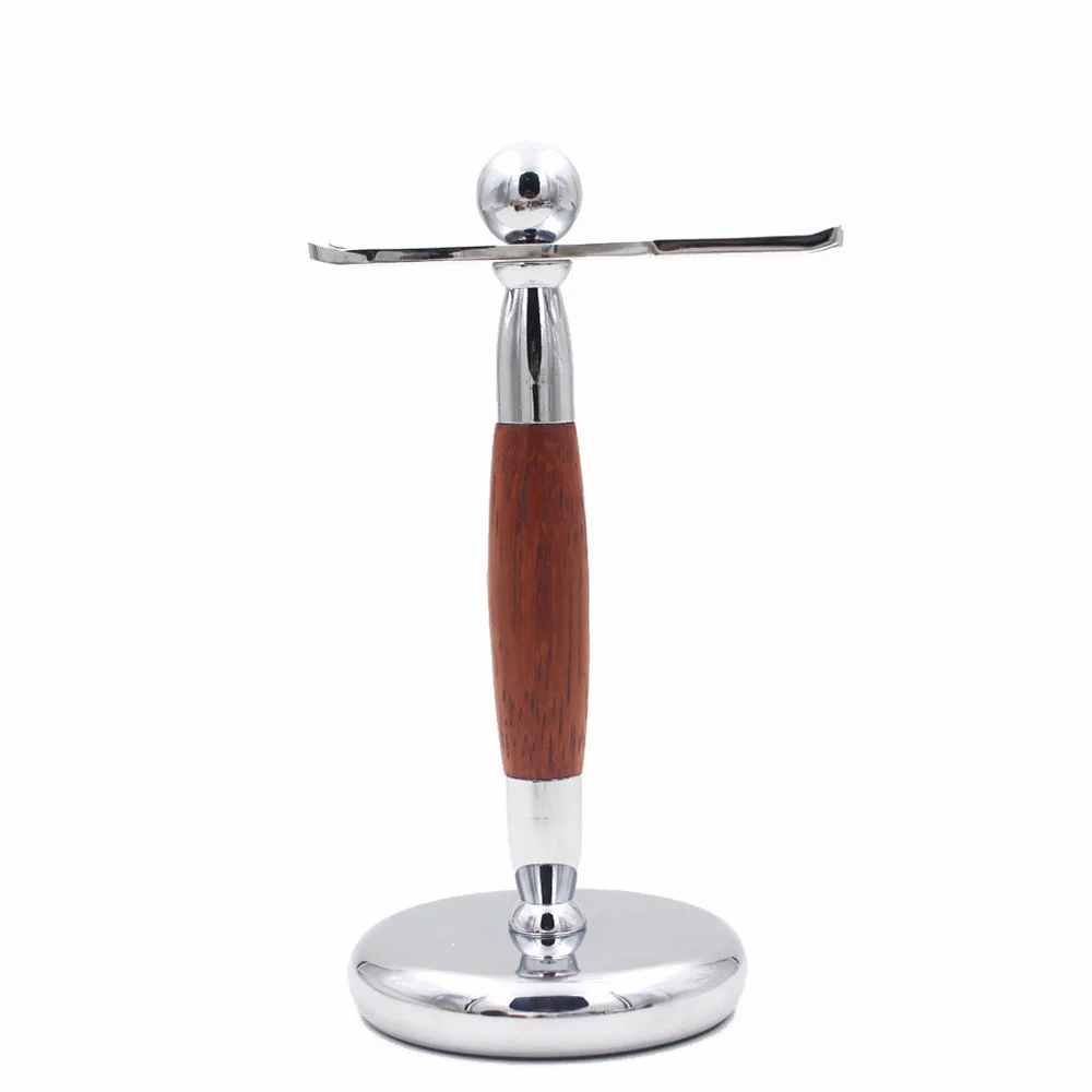 

ANGNYA Men Beard Shaving Kit Hair Removal Cleaning Shaving Razor+Shaver Stand+High Grade Mahogany Shaving Brush Badger Hair Set