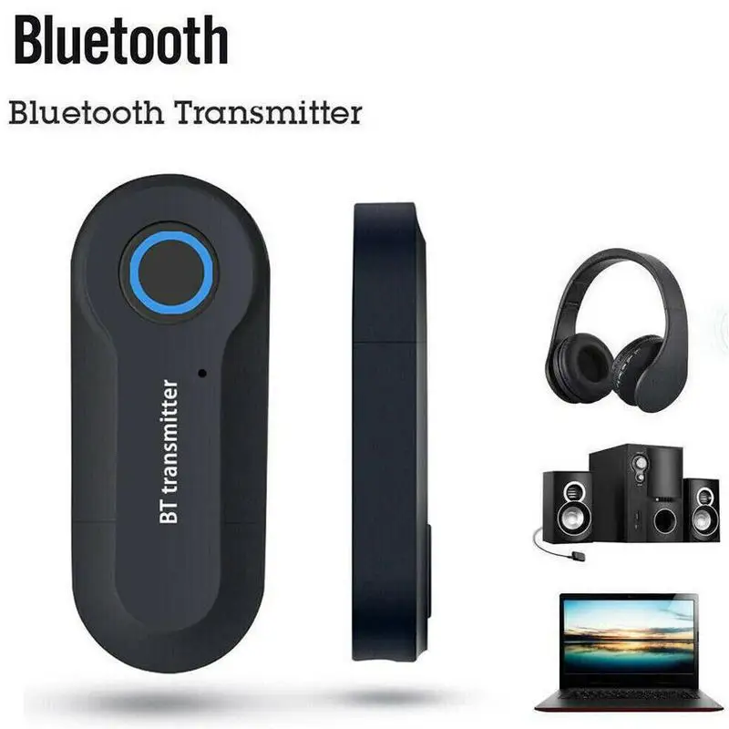 Bluetooth Transmitter 3.5MM Jack Audio Adapter Wireless Bluetooth 4.0 Stereo Audio Transmitter Adapter for Headphones TV