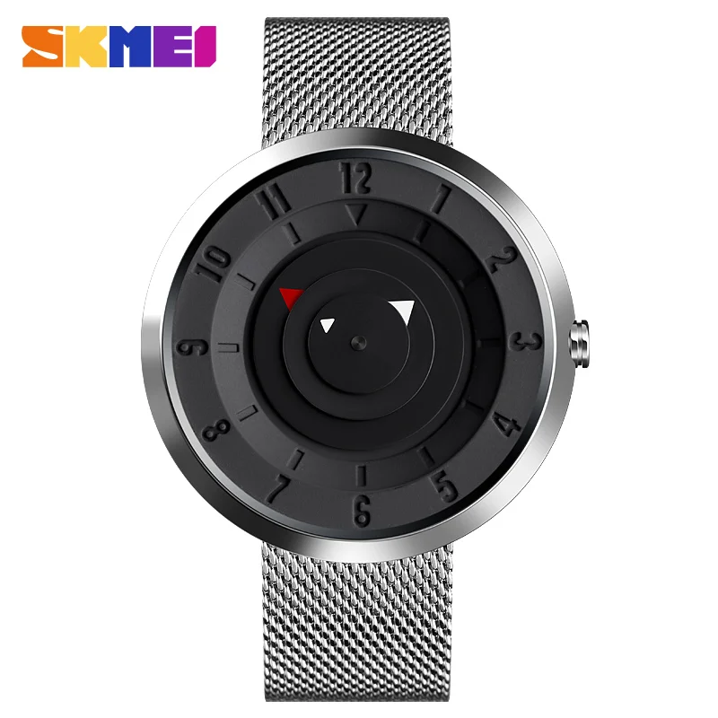 Часы наручные SKMEI Мужские кварцевые простые дизайнерские водонепроницаемые