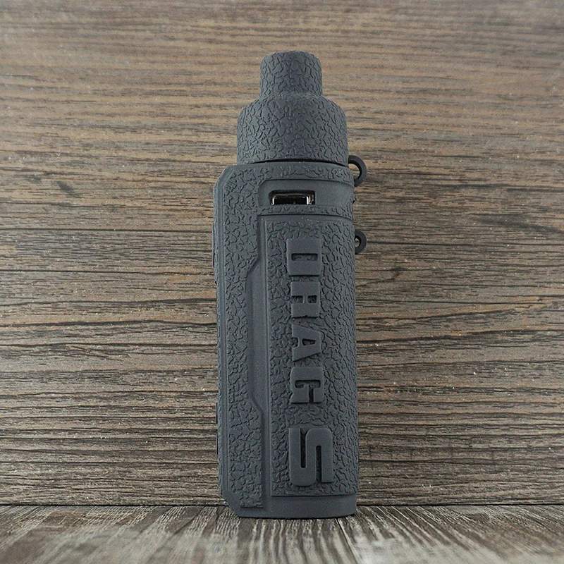 Текстурный чехол для VOOPOO Drag S Pod 60W силиконовый защитный резиновый мода кожаная