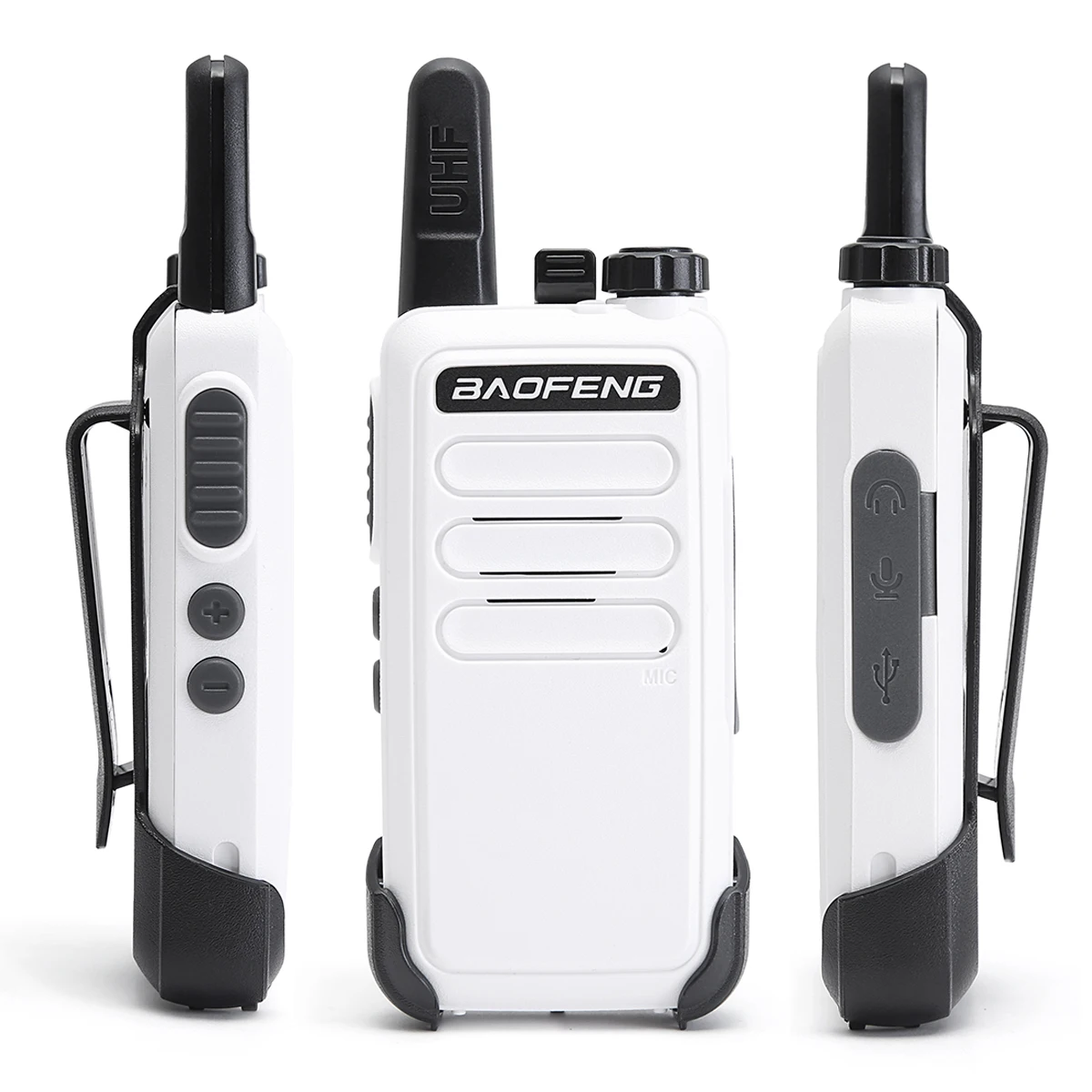 2 шт. Baofeng BF C9 портативная мини рация 400 470 МГц UHF VOX USB зарядка ручной двухсторонний