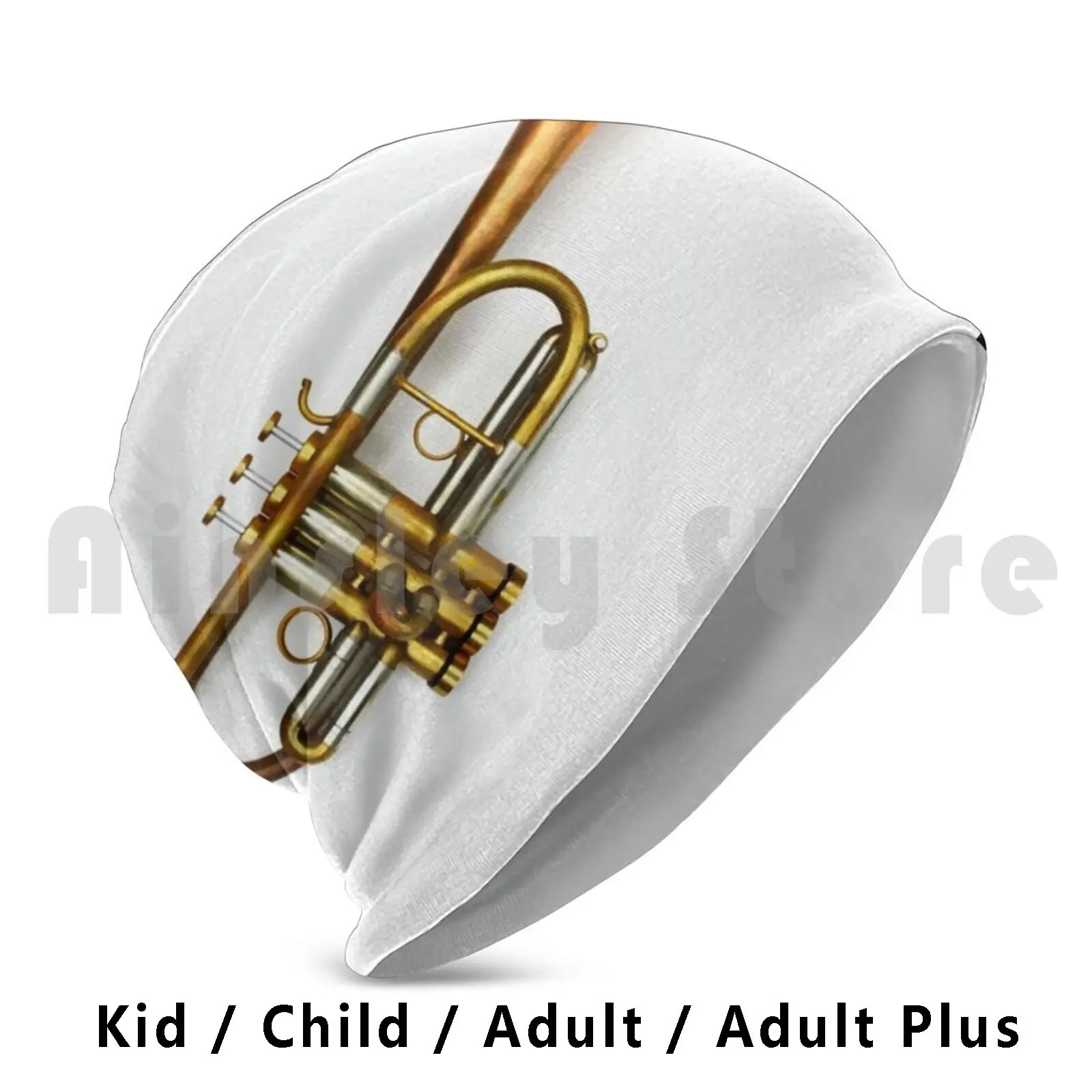 Вязаная шапка-труба в стиле хип-хоп мундштук-труба клапаны Музыкальный