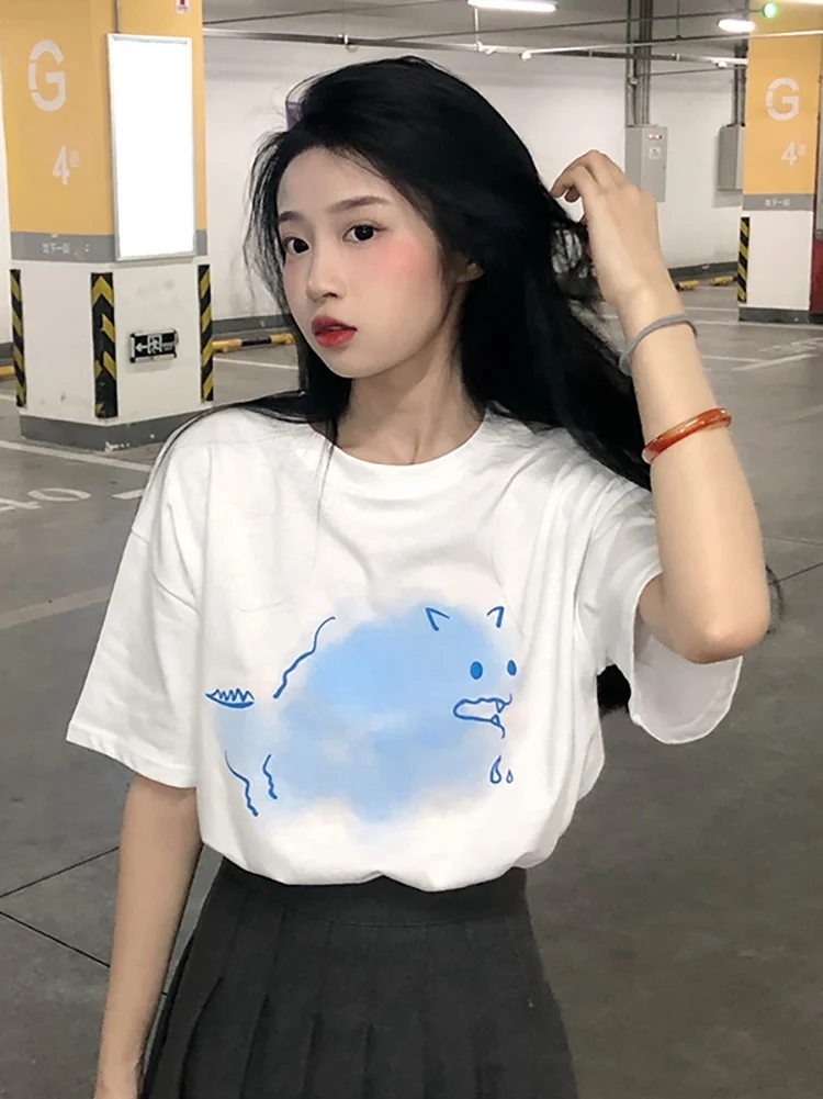 Футболка с коротким рукавом новинка 2021 футболка летний дизайнерский маленький