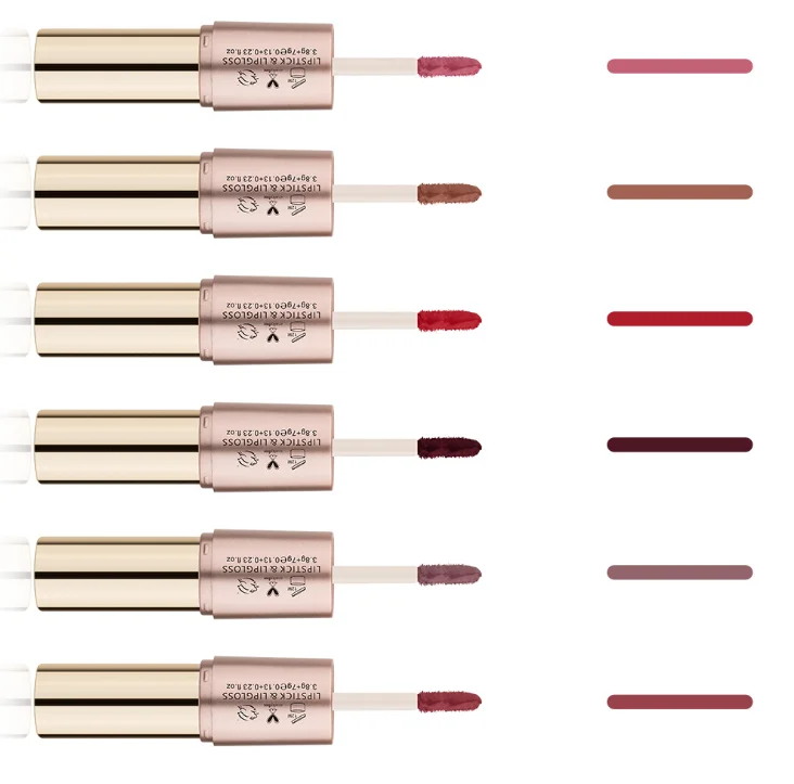 OSW Lips Makeup Lipstick Lip Gloss Long Lasting Moisture Cosmetic Lipstick Red Lip Matte Lipstick Waterpro