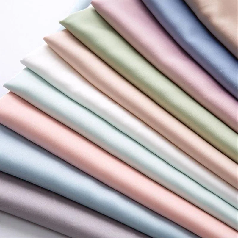 50*150cm Satin Chiffon Fabric Silk Satin for Pajamas Sleeping Skirt Camisole Shirts Home Furnishing DIY Handmade