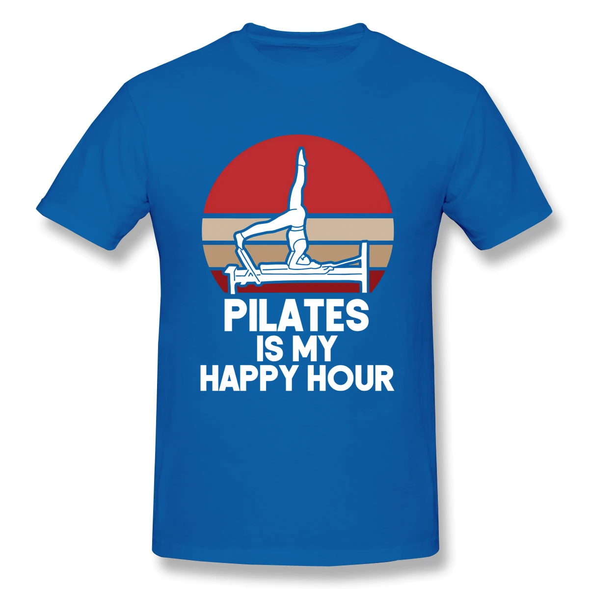 

Pilates Is My Happy Hour - Yoga For Men Women Athlete Gym Workout Fitness T shirt man T Shirt Woman