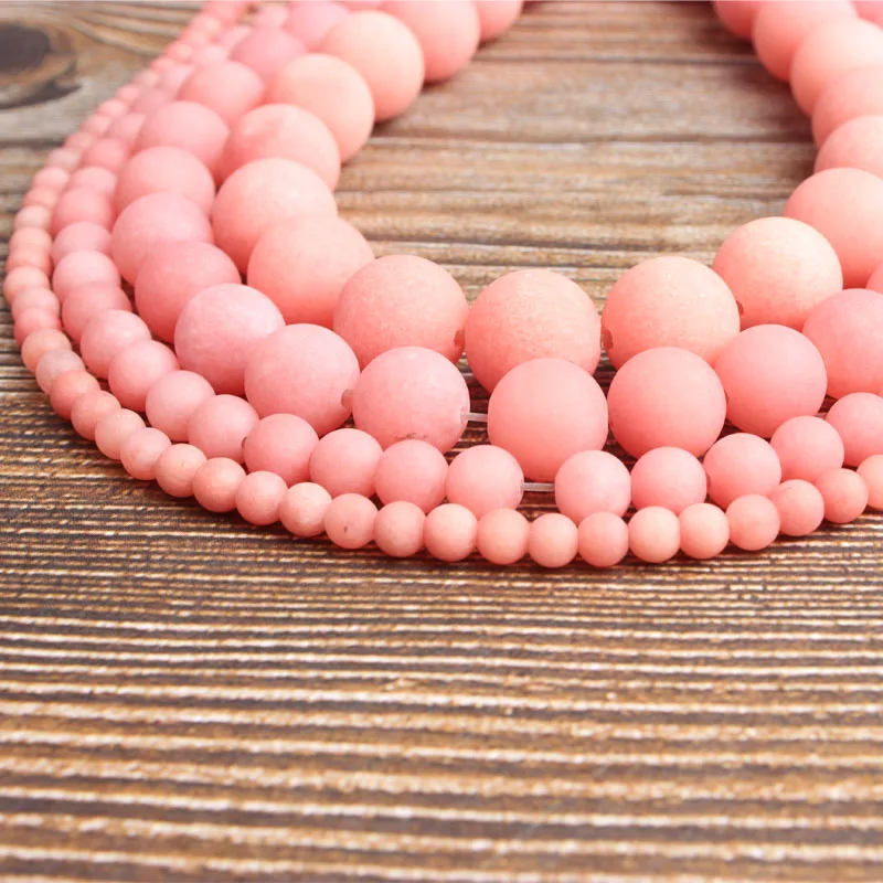 Ланьли натуральный jewelry4/6/8/10/12 мм с тусклой полировкой красный амазонок свободные