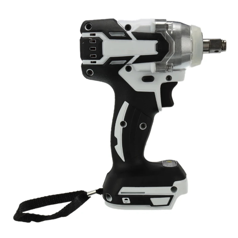 

Brushless Electric Hammer Cordless Drill 1280W 18V 240-520NM Torque Adjustable Impact Wrench Power Tool No Charger&Battery