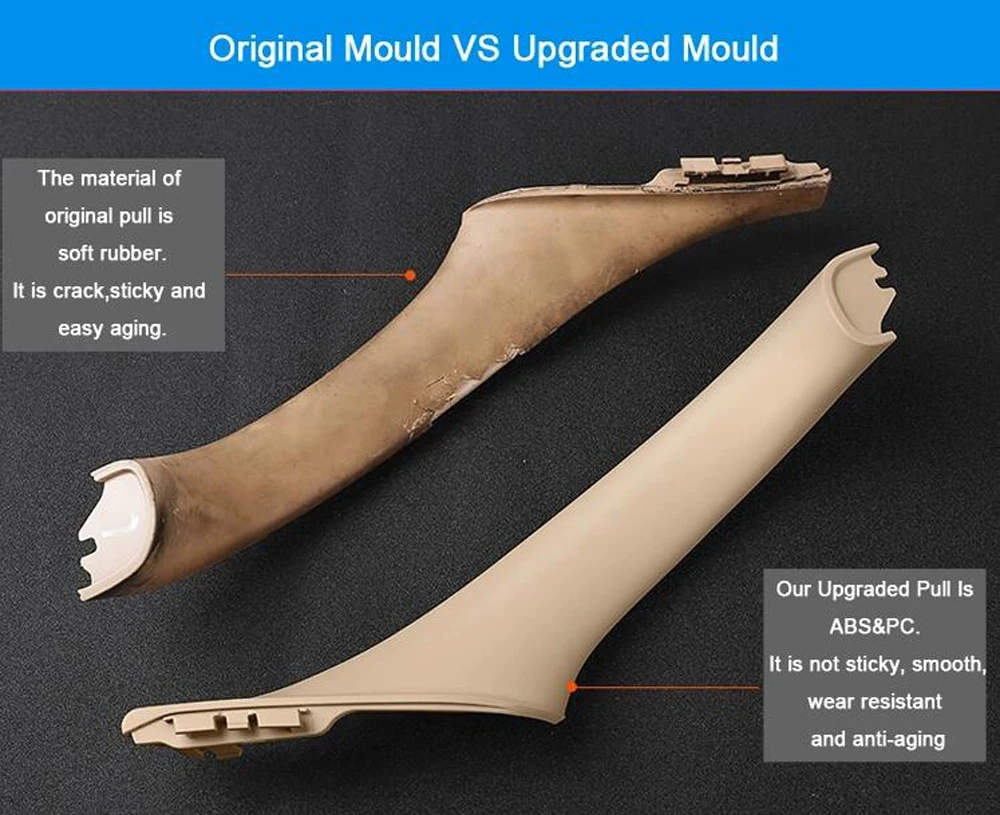 Правый руль RHD серый бежевый черный автомобильная левая внутренняя дверная ручка