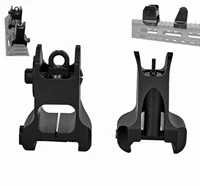 1 pair fixed front rear iron sight set rapid backup sights tactical scope for hunting shooting accessories
