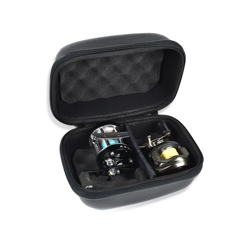 Сумка для рыбной катушки чехол спиннинга кожаный защитный жесткий ударопрочный