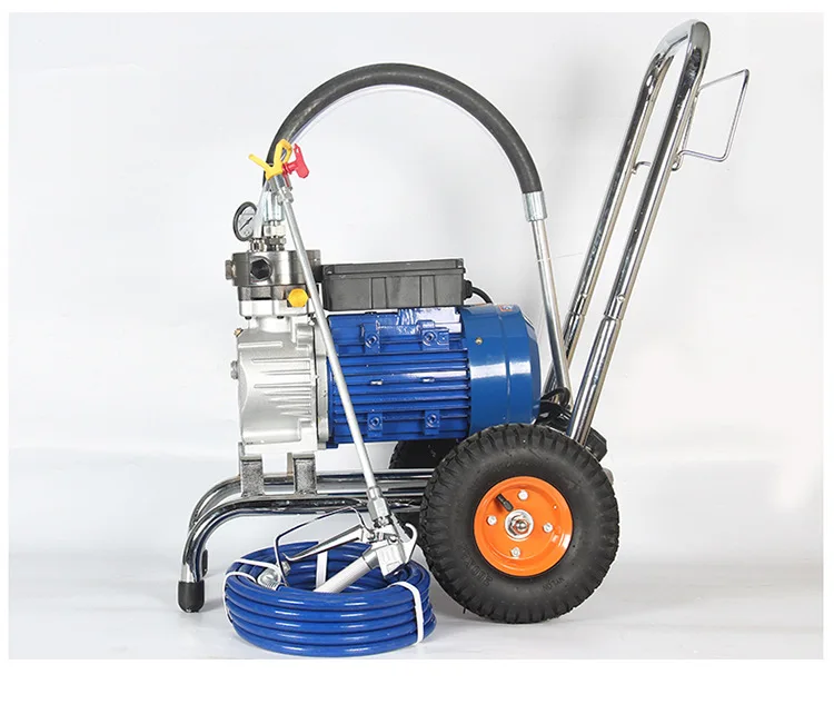 

High-power engineering electric special latex paint spraying machine External wall automatic high-pressure airless putty sprayin