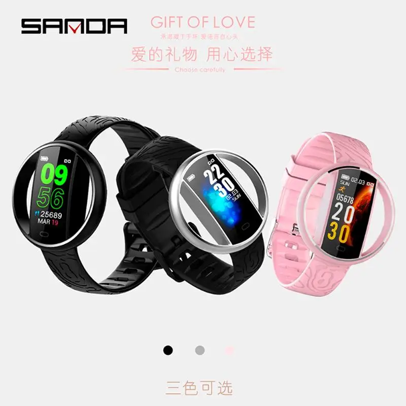 Новые Популярные Смарт часы Sanda E99 для мужчин и женщин умные с напоминанием