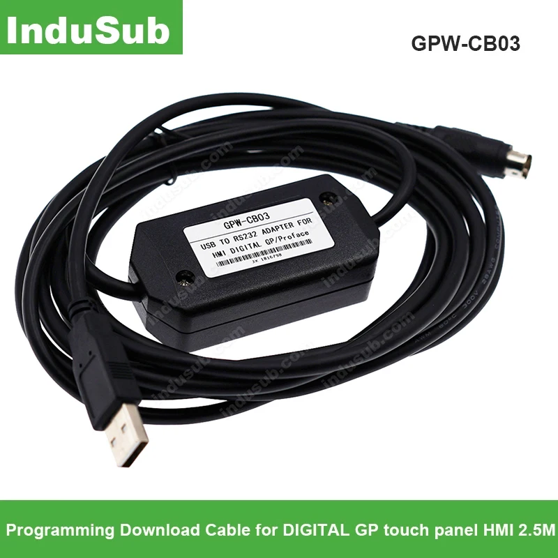 GPW CB03 USB CB02 сенсорный Экран Кабель для программирования RS232 интерфейса plc загрузки