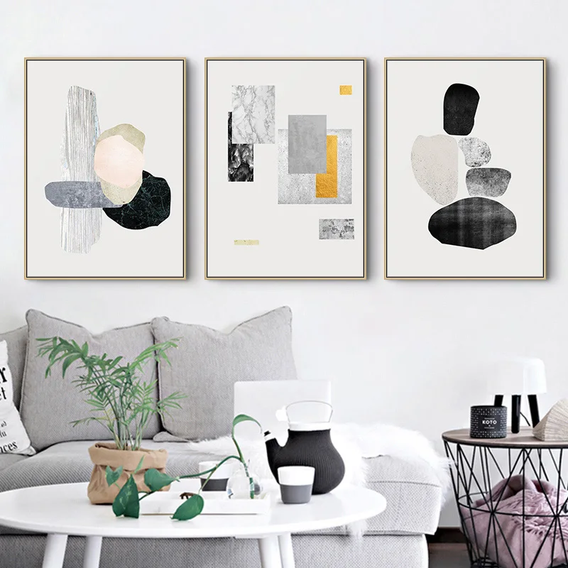 Мраморная текстура печати абстрактной формы холст плакат простое современное изображение картины минималистичное декорирование дома на.
