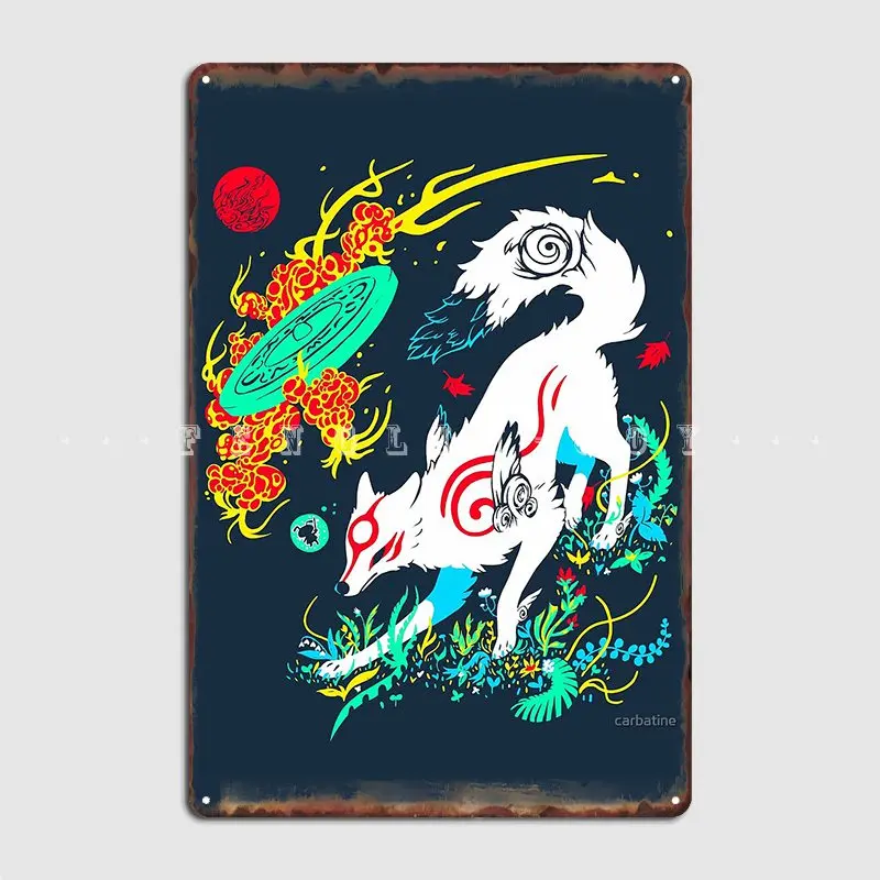 

Металлический знак Kami Of The Rising Sun, Настенный декор для паба, бара, пещер, плакат, оловянные плакаты