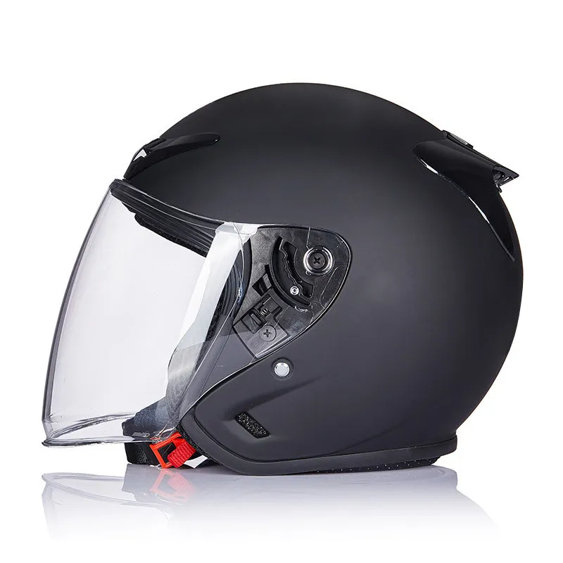 

Шлем мотоциклетный полулицевой из АБС-пластика, Электрический защитный, для мужчин и женщин, сертифицирован DOT