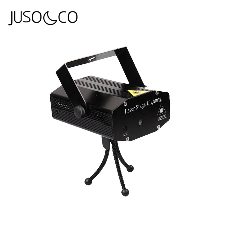 JUSOCCO Led диско сценический вечерние светильник Красный Зеленый Магический