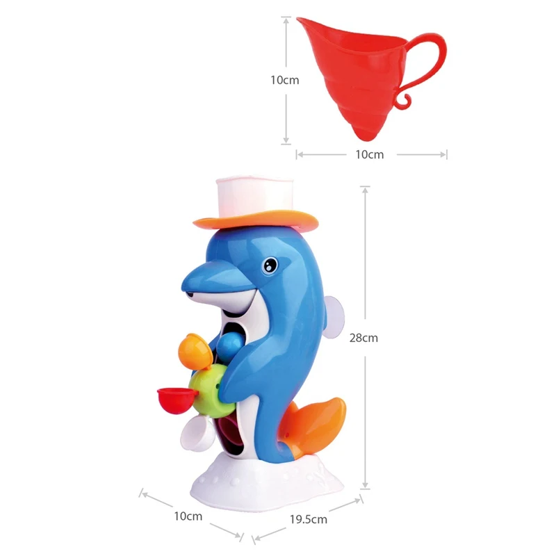 Карта Baby Infant Wow игрушка для ванны в Ираке Дельфин водяная детский душ ванной