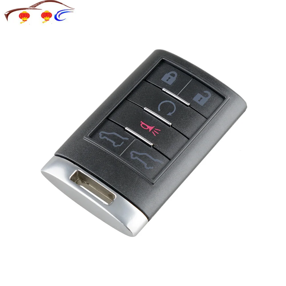 2022 New Replacement car key shell without small key for 2007-2014 Cadillac Escalade ESV EXT Remote Key Fob 6 Buttons Shell Case