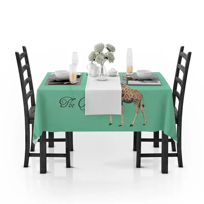 

Cotton and Linen Tablecloths Washable Tablecloths Dust-proof Tablecloths