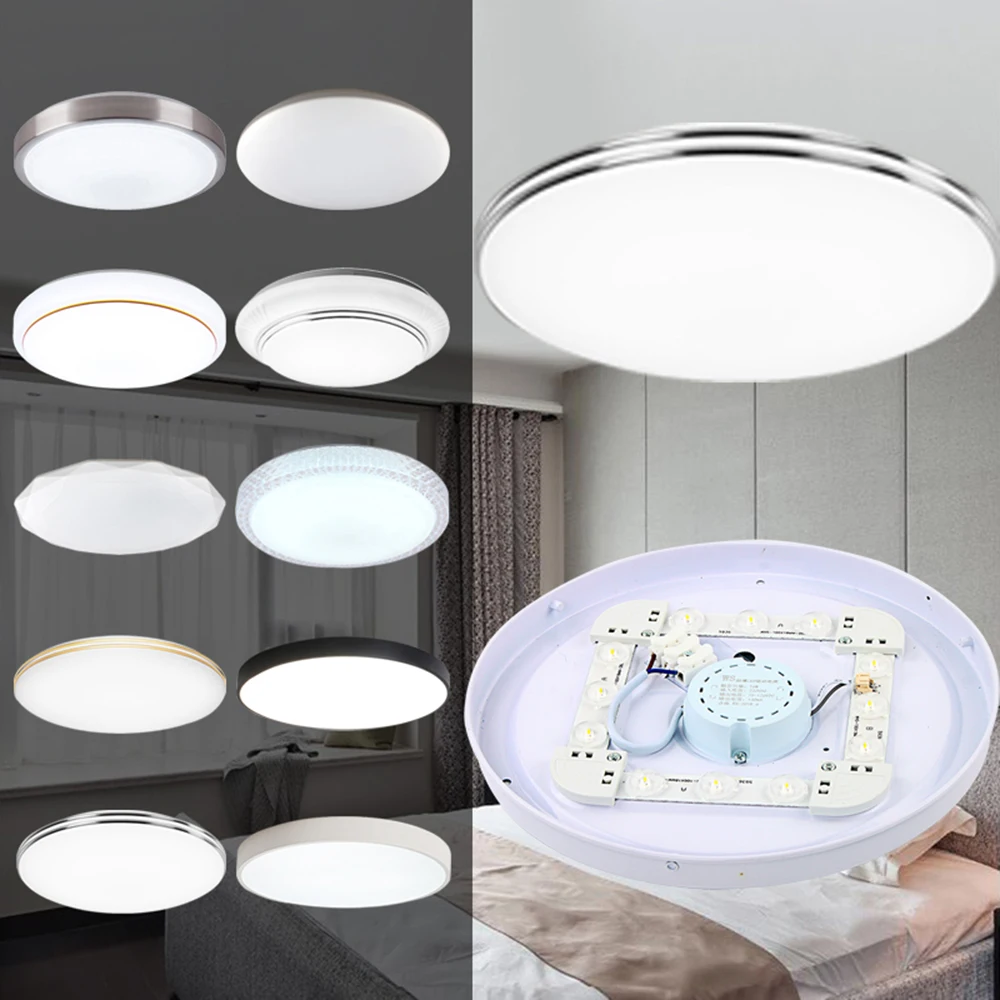 

VIPMOON 220V 18W 12leds Surface Mounted LED Ceiling Down Light SMD 2835 Optical Lens Lamps For Bedroom Living Room Bathroom