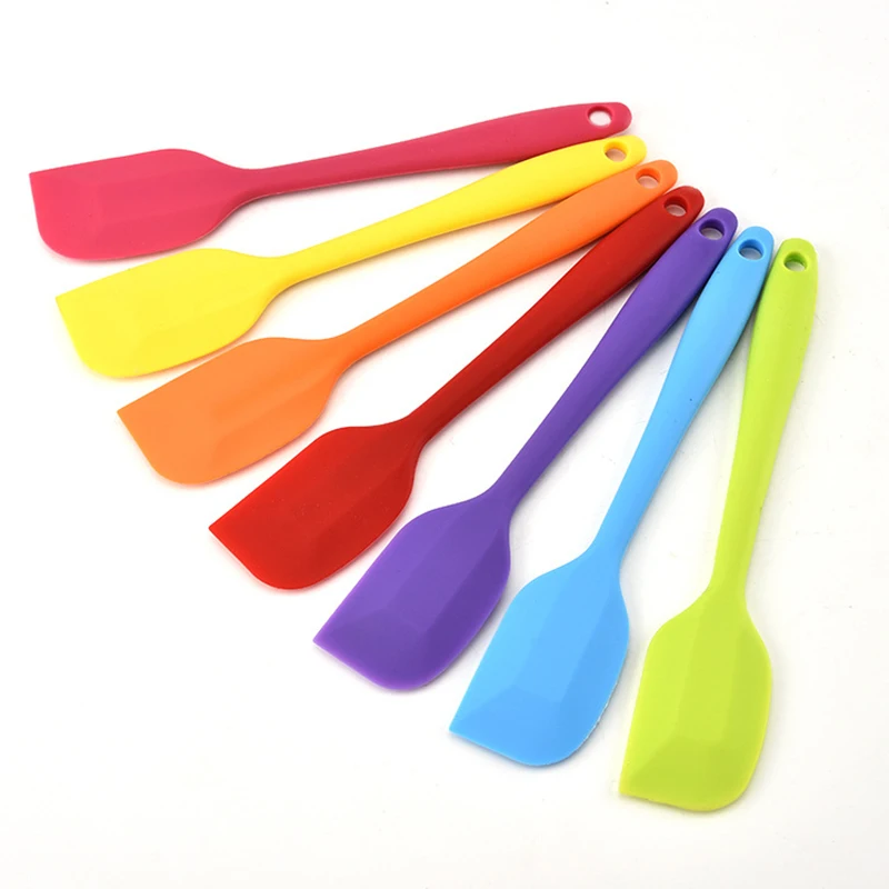 

Kitchen Silicone Spatula Translucent For Cooking Dough Scrape Cooking Kitchen Utensils Non-deformable Soft Scraper Cake tool