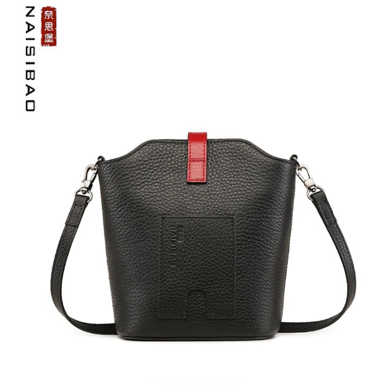 NAISIBAO тиснение из коровьей кожи роскошные сумки женские известного бренда Сумки