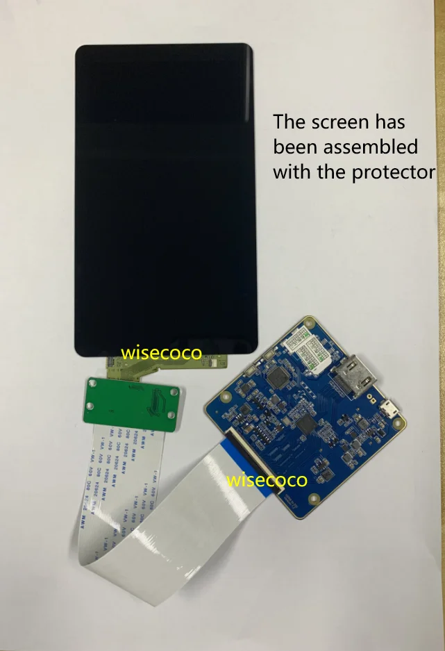 Снятая подсветка ЖК-дисплей 3840*2160 5 дюйма 4K с платой контроллера MIPI для 3D-принтера