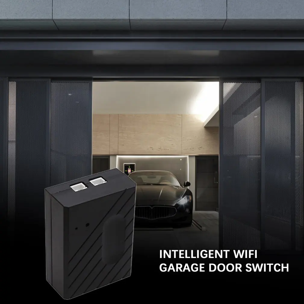 Smart Wifi Garage Door Switch Remote Turn On/Off App And Voice Control History Record Wide Compatibility 1 Set | Безопасность и