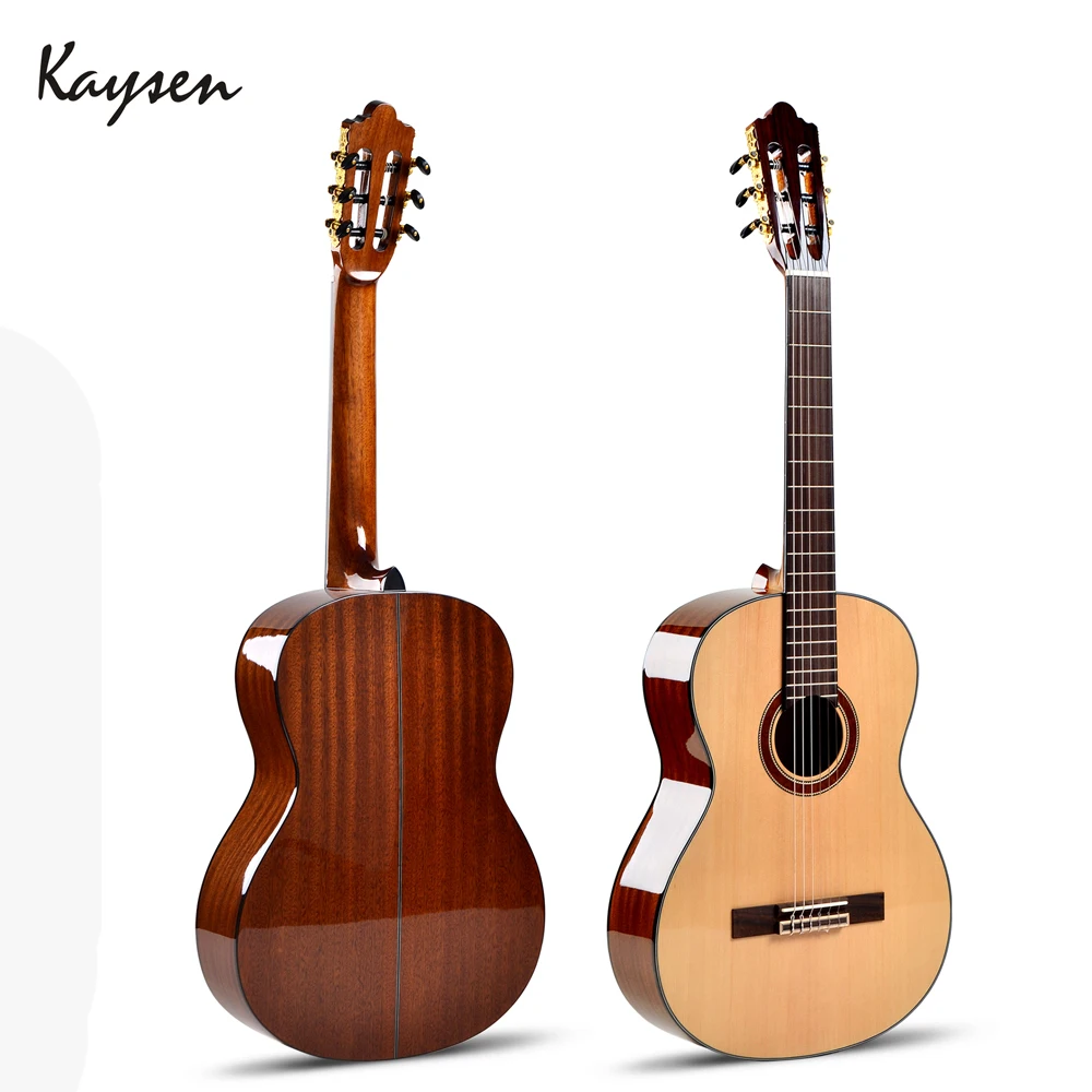 Kaysen 36 дюймов классика гитара высокого класса из цельной древесины 6 струн шпон