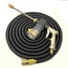 Шланг для полива автомобиля, 17-100 футов, с металлическим распылителем