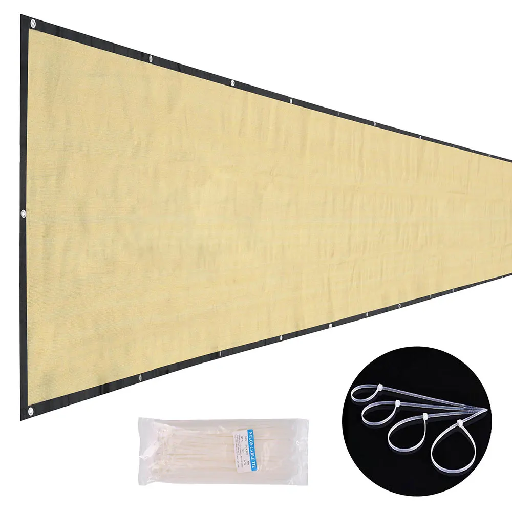 Yescom 25x6 футов защита экрана сетка ветровой экран крышка 180gsm новый HDPE|Беседки| |