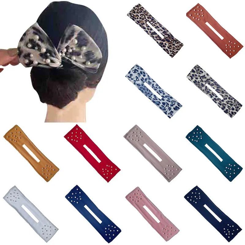 

Женская повязка на голову с принтом Maruko, крученая повязка на голову с бантом, аксессуар для волос