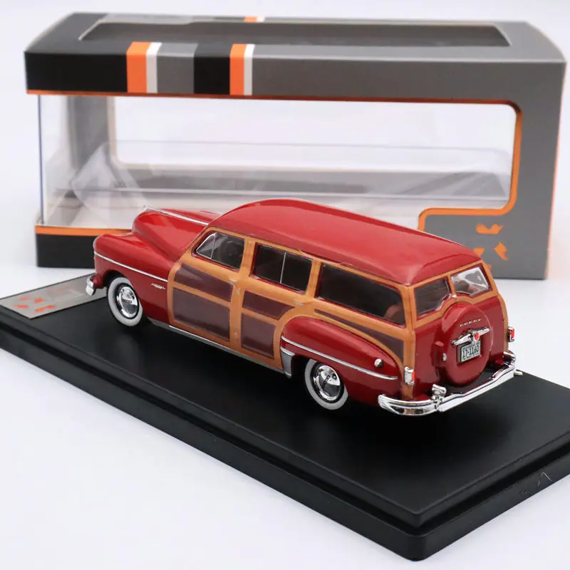 Премиум X 1/43 для Dodge Coronet Woody Wagon 1949 Bordeaux PRD563 Ограниченная серия литья под давлением