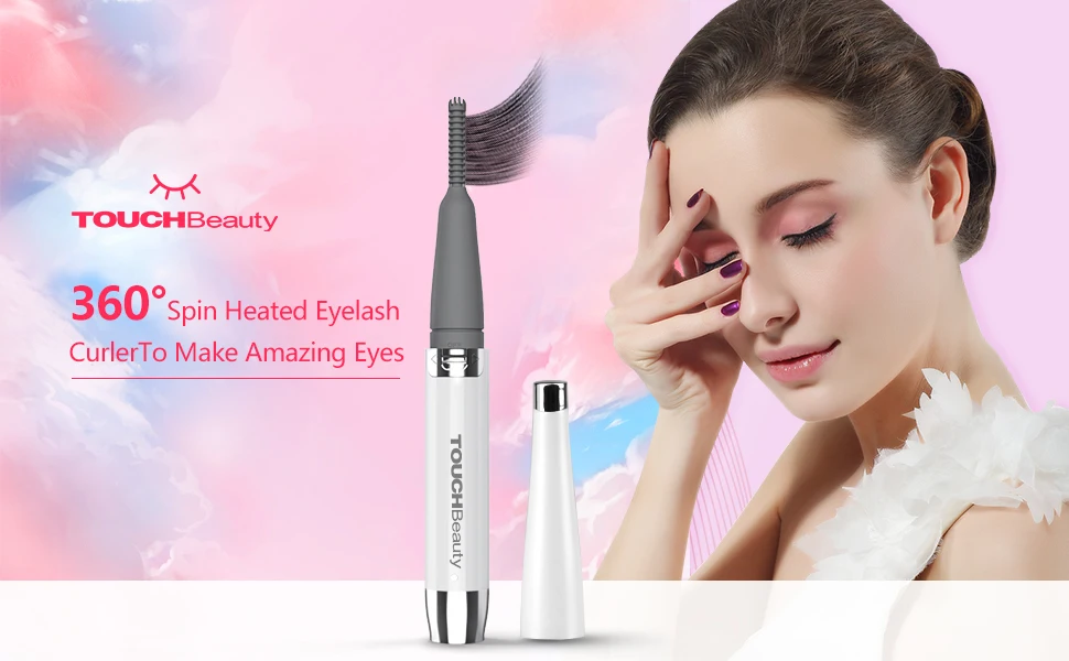 TOUCHBeauty перезаряжаемый 360 Вращающийся портативный бигуди для ресниц, Электрический Подогрев бигуди для ресниц для женщин инструменты для макияжа TB-1218