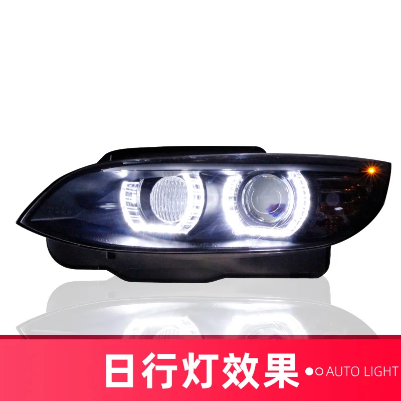 

Для BMW E92 комплект фар 330 335 M3 E93 модифицисветодиодный глаза ангела бифокальные линзы ксеноновая лампа задний свет