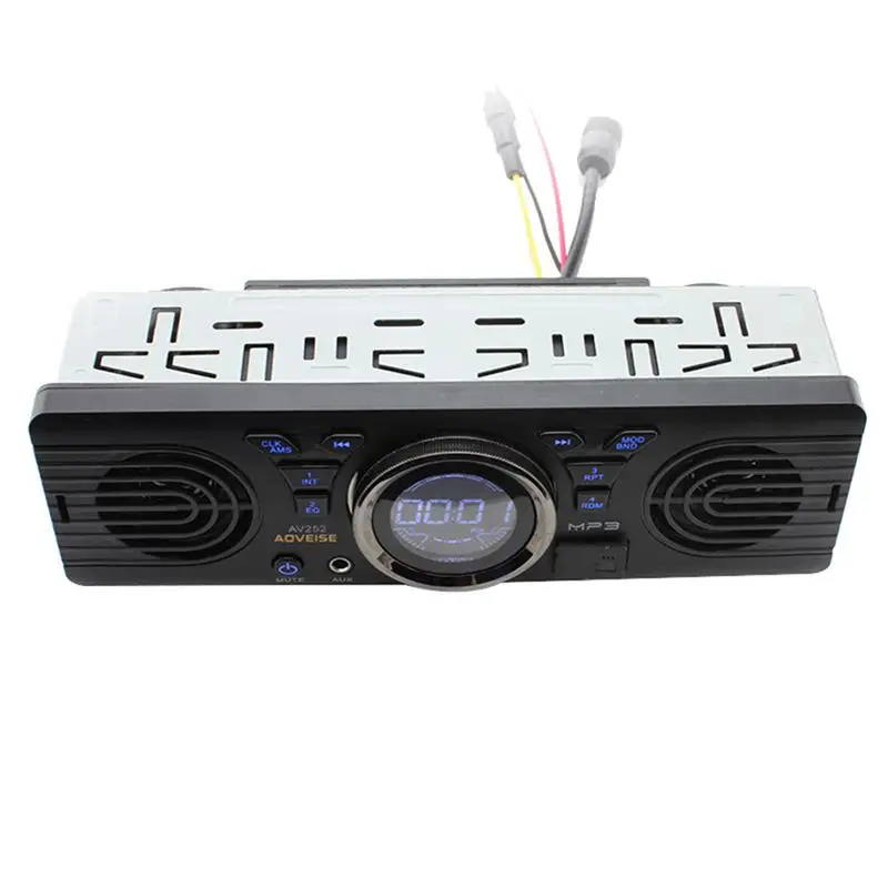 

Автомагнитола AOVEISE AV252, 12 В, FM, USB, SD, AUX, встроенное радио, 2 динамика, Bluetooth, громкая связь, mp3-плеер